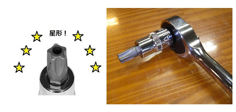 MAC TOOLS（マックツールズ）：12pcs. タンパープルーフトルクスソケットセット ST12HB