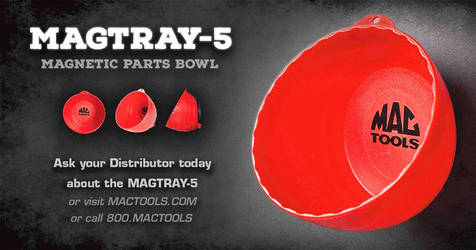 MAC TOOLS（マックツールズ）マグネット式 パーツトレイ ボウル型