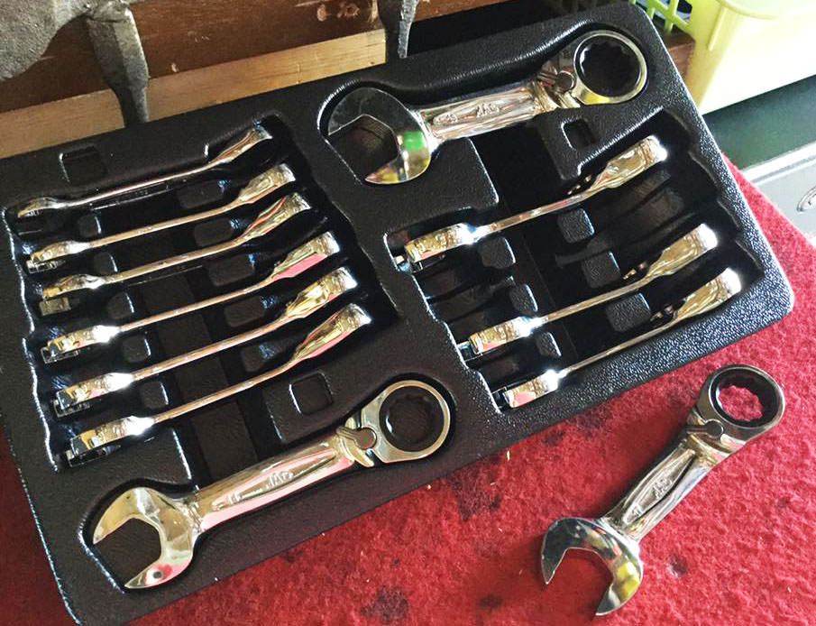 MAC TOOLS（マックツールズ）スタッビーラチェッティングレンチ セット