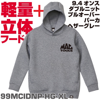 �}�b�N�c�[���Y 9.4�I���X �_�u���j�b�g �v���I�[�o�[ �p�[�J�[(�w�U�[�O���[�j|99MCIDNP-HG-XL�@MAC TOOLS